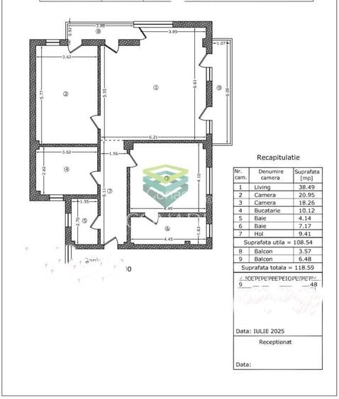 Apartament cu 3 camere I 120 MP - 14