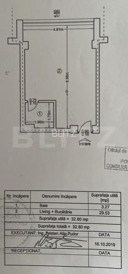 Studio modern, 32.80 mp, Iași - șoseaua Voinești - 1