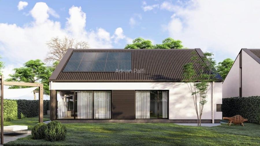 Casă parter 4 camere, 500 mp teren, NZEB – semifinisat cu posib. personalizare - 2