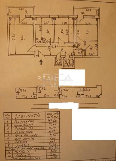 3 camere Tineretului decomandat, et. 6, an 1986, metrou, 64 mp - 12