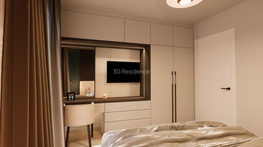 Apartament cu 3 camere, 2 bai, bucatarie spatioasa - 9