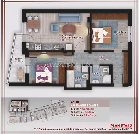 Apartament cu reducere 10000 euro direct dezvoltator  Stefan cel Mare - 3