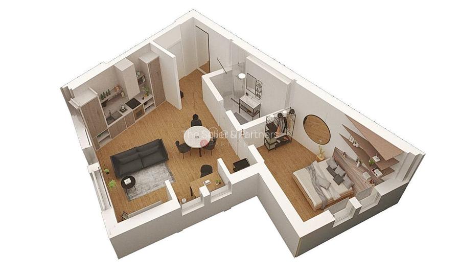 Apartament in Bloc Tip Vila - 7