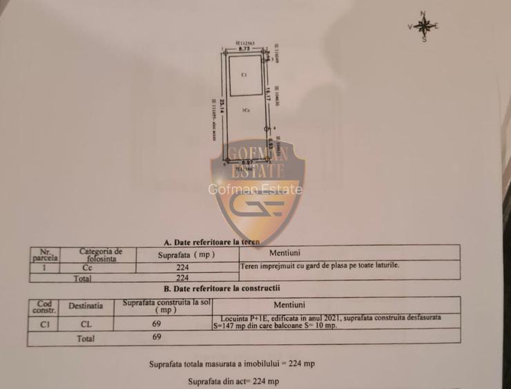Casa Moderna P+1, Navodari str Ciocarliei, 5 cam 154 mpU, 224 mp teren, parcare - 7