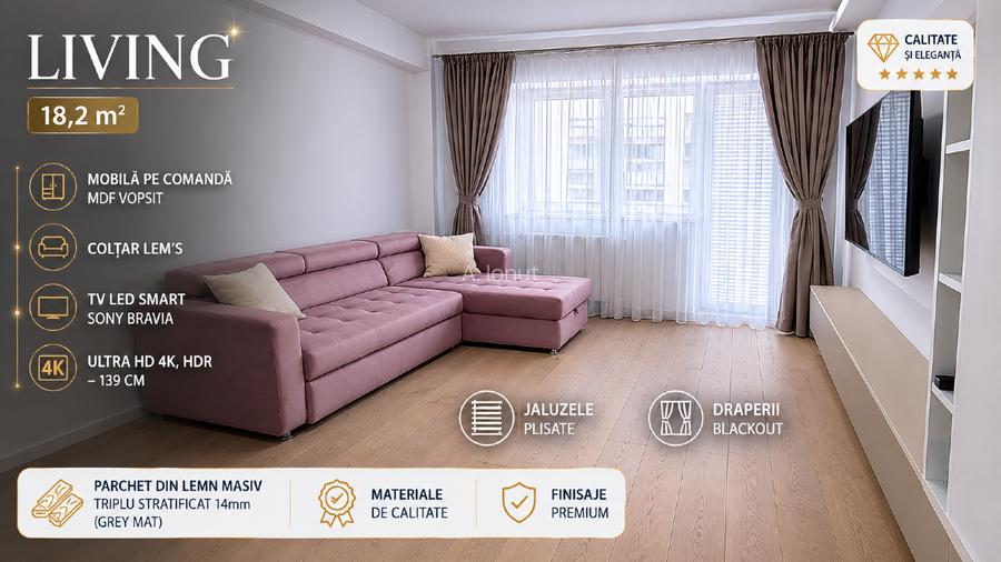 DIRECT PROPRIETAR | Apartament 3 Camere LUX | 76 mp | VIVAMUS PARK - 3