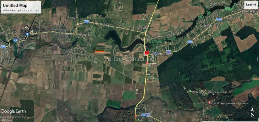 Peris-Tancabesti - Mall Snagov, zona - langa lac, DN1 - 2