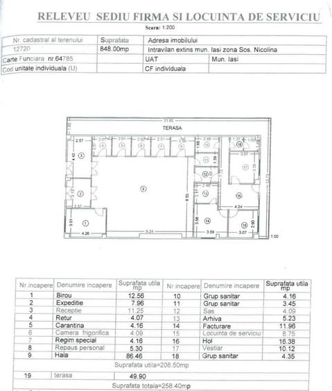 Spatiu/ hala langa intersectie cu Mega Image - sos. Nicolina - 7