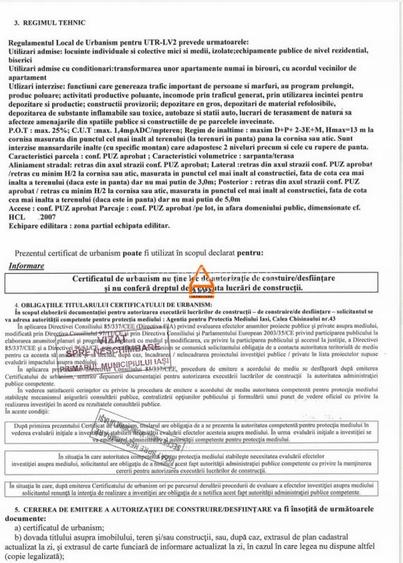 Teren intravilan , PUZ , locuinte colective ( D+P+3E+M ) - 16.270 mp - Pacurari - 5