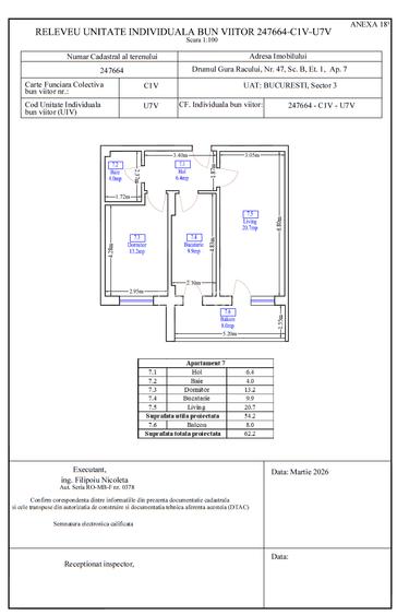 Apartament 2 camere decomandat, Pallady - Drumul Gura Racului nr.41 - 7