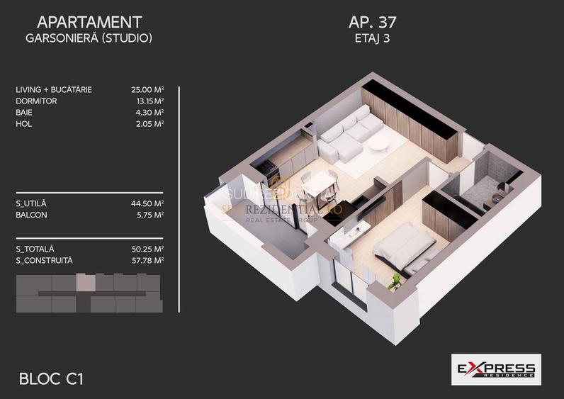 Apartament 2 camere, langa Parc Arghezi, Bd Metalurgiei, Sectorul 4 - 8