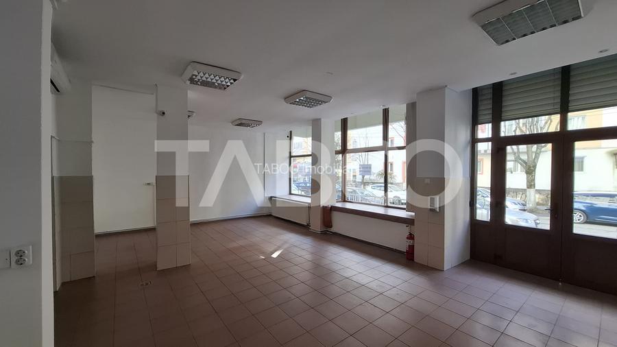 Spatiu comercial cu vitrina 8m si vad pietonal 120 mpu Valea Aurie - 2