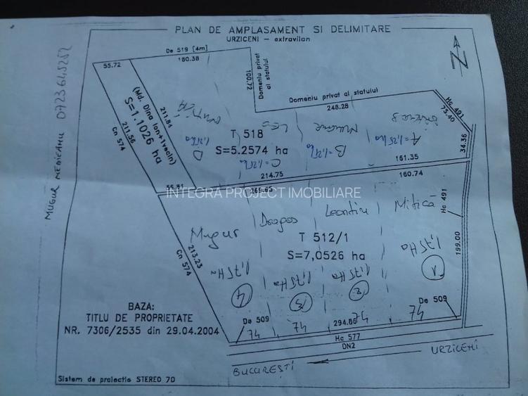 VANZARE TEREN URZICENI LA SOSEAUA DN2 POZITIE EXCELENTA - 5