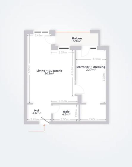 Apartament 2 Camere | Fatada Ventilata | MTM Pipera Lake | 66 MP - Premium - 8