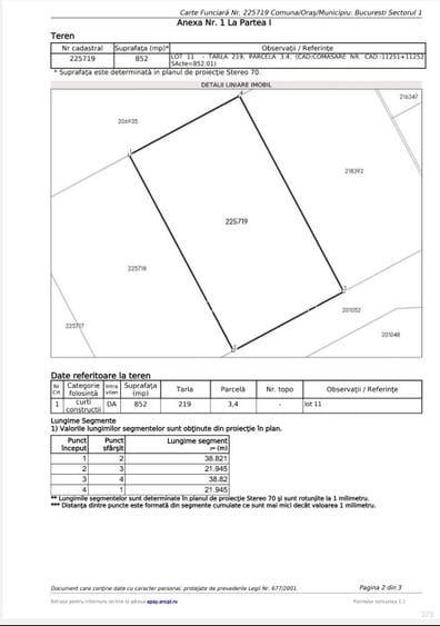Teren zona Nord - Jandarmeriei - 2
