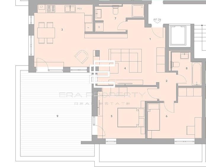 Penthouse 3 camere 80 mp, terasa 32 mp, Turnisor /Sibiu - 1