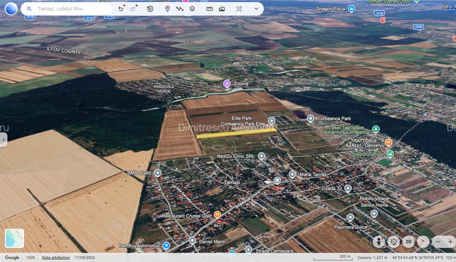 Teren pentru dezvoltare cartier vile – Corbeanca - 6