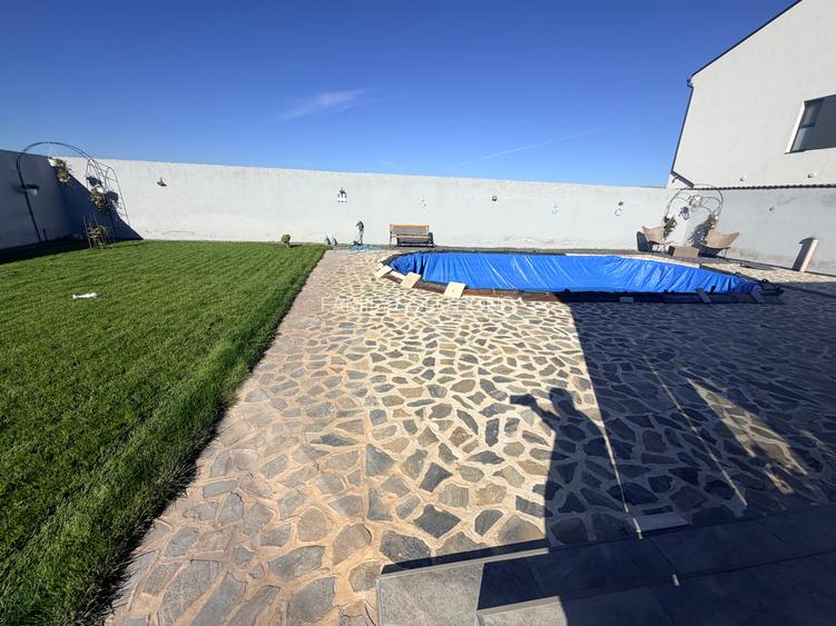 Casa moderna cu piscina P+1. 5 cam. Teren 603 mp - 24