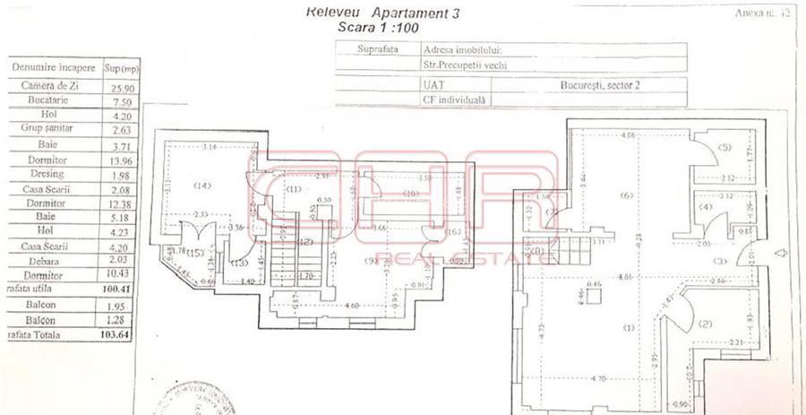 Duplex 4 camere Mosilor, Precupetii Vechi, #901 - 1