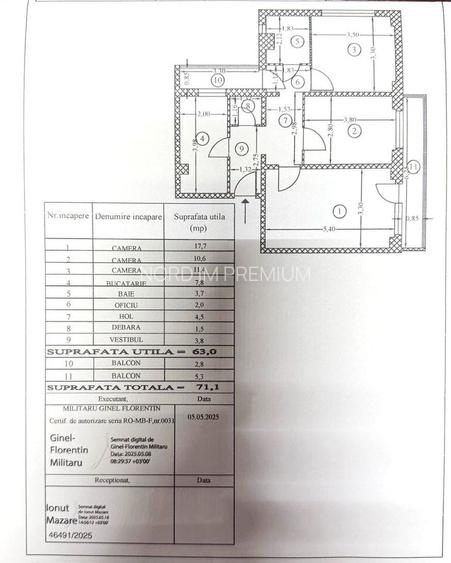 Apartameent 3 camere Valea ialomitei - 14