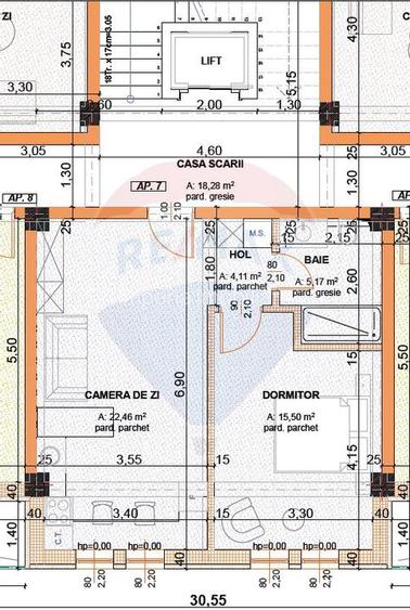 Studio etaj 2/5 , 47 mp - 6