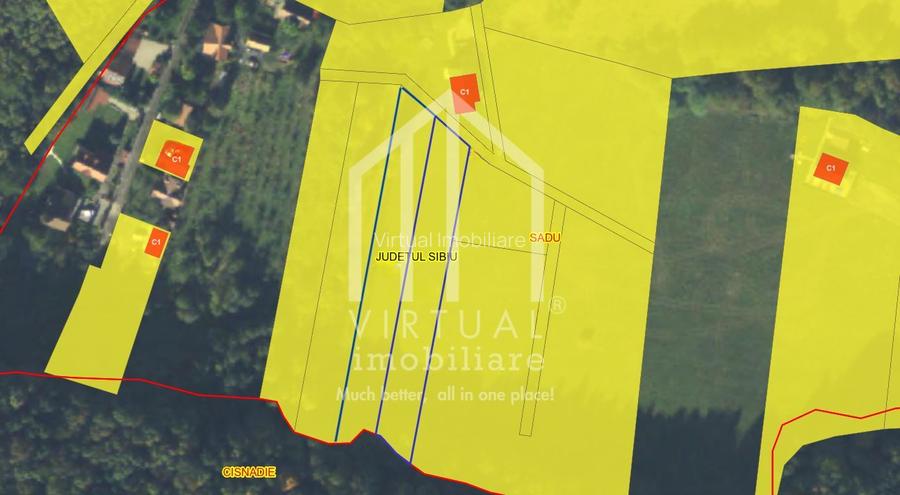 Teren intravilan de vanzare in Tocile, 3862 mp, priveliste spre padure - 3