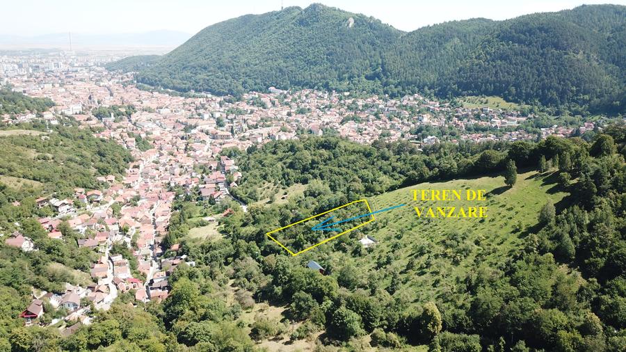 Teren in Scheii Brasovului inconjurat de natura