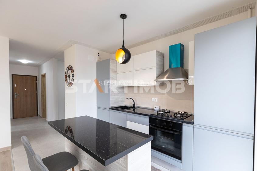 Apartament mobilat  3 camere Urban Plaza cu parcare - 2