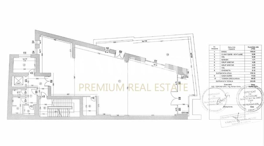 Imobil EXCLUSIVIST/Boutique de birouri, Metrou Universitate, 228mp, clasa A - 1