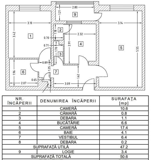 PANTELIMON intersectie cu FUNDENI et. 2/8, decomandat, imobil 1984. - 6