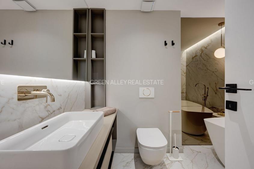 Apartament superb cu 3 camere, terasa si 2 locuri de parcare in Floreasca! - 19