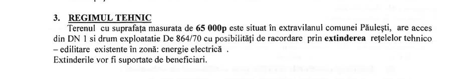 Teren strategic 65.000 mp cu 100 m la DN1 - la 4,4 km de Ploiesti SShopping City - 3