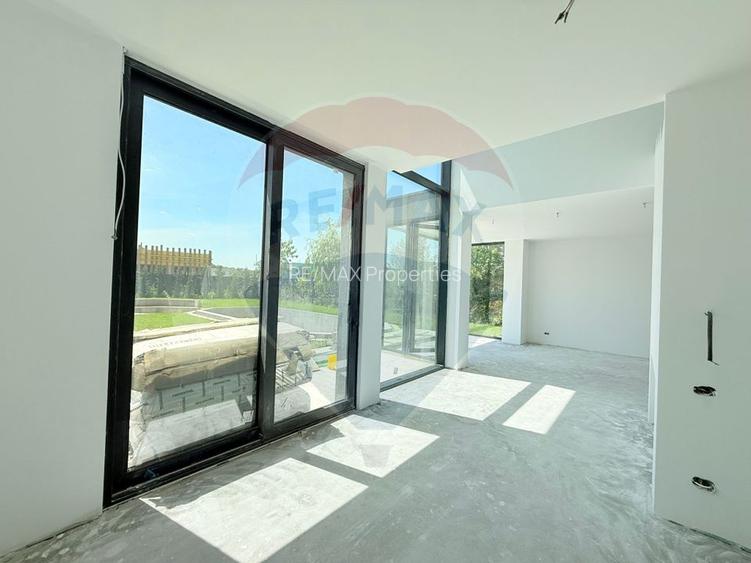 Vilă modernă de vânzare | 5 camere | Dumbrava Vlăsiei | Teren 750 mp - 4
