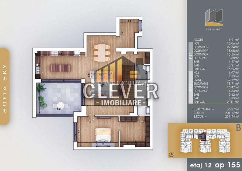 Duplex 5 Camere 247 mp, 4 bai, 700m Metrou Nicolae Teclu - 2