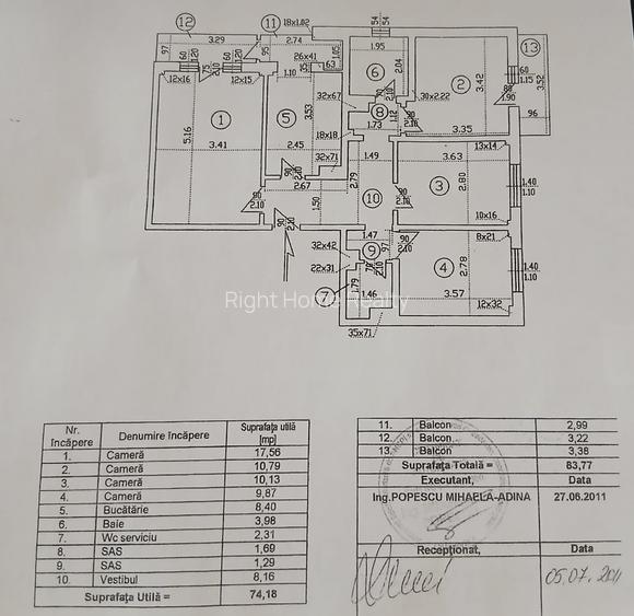 Apartament 4 camere - Metrou Aparatorii Patriei - 1