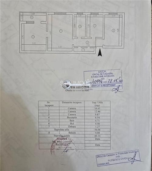 Apartament 3 camere. Podu Ros. Palas. - 13