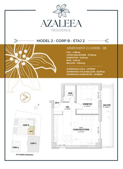 Direct Dezvoltator | Apartament 2 camere Unirii - Libertatii - 1