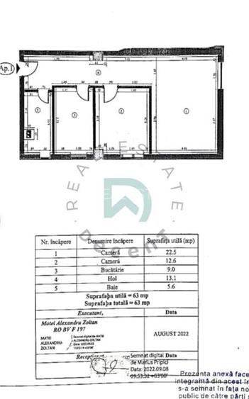 Apartament 2 camere, bloc nou, 63 mp, Bunloc