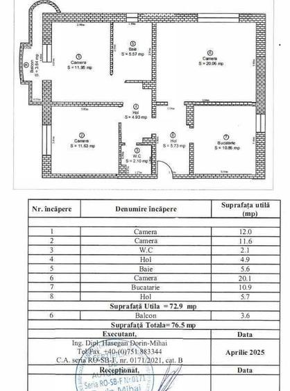 Apartament 3 camere 73mp | Zona Terezian | Balcon & boxa - 1