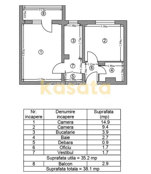 Apartament 2 Camere | Lujerului | Etaj Intermediar | Bloc Reabilitat - 1