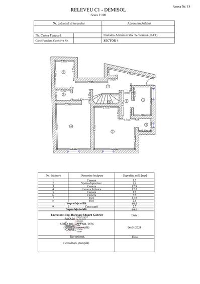 Unirii,D+P+E+M,Parc Carol,postbelic,renovata,semineu,plansee beton,curte-parcare - 21