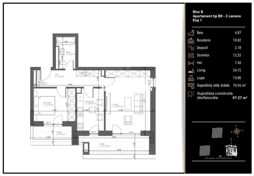Apartment Premium | Zona Răcădău | 77 MP - 6