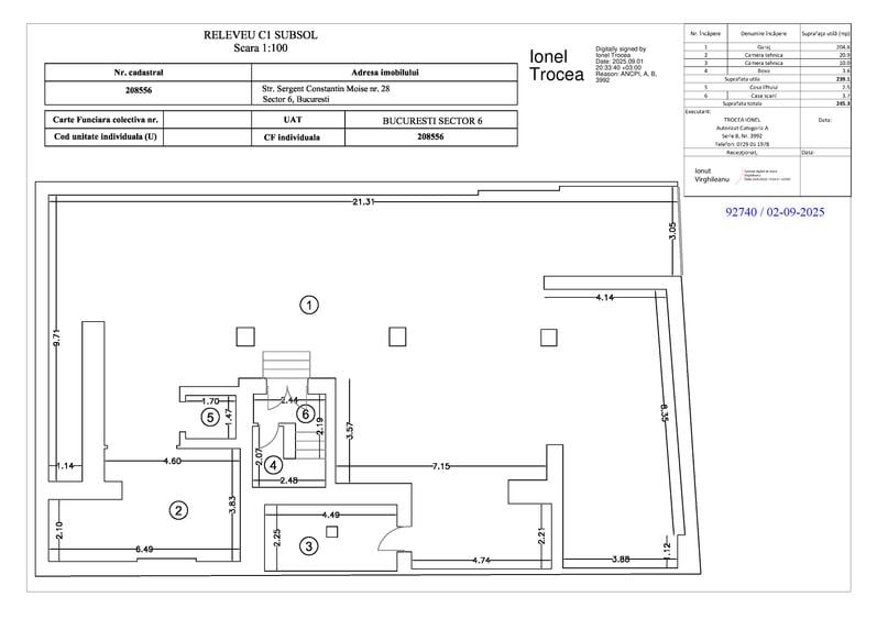 cladire S+P+3, lift, utilitati incluse, intre Plaza si Afi, diverse suprafete - 11