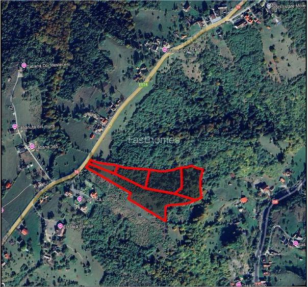 Teren 3 ha Moieciu de Jos | Drumul Carului I Panoramă | Utilitati - 5