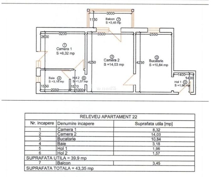 Apartament 2 camere cu 2 balcoane și pod – zona Torontalului - 3