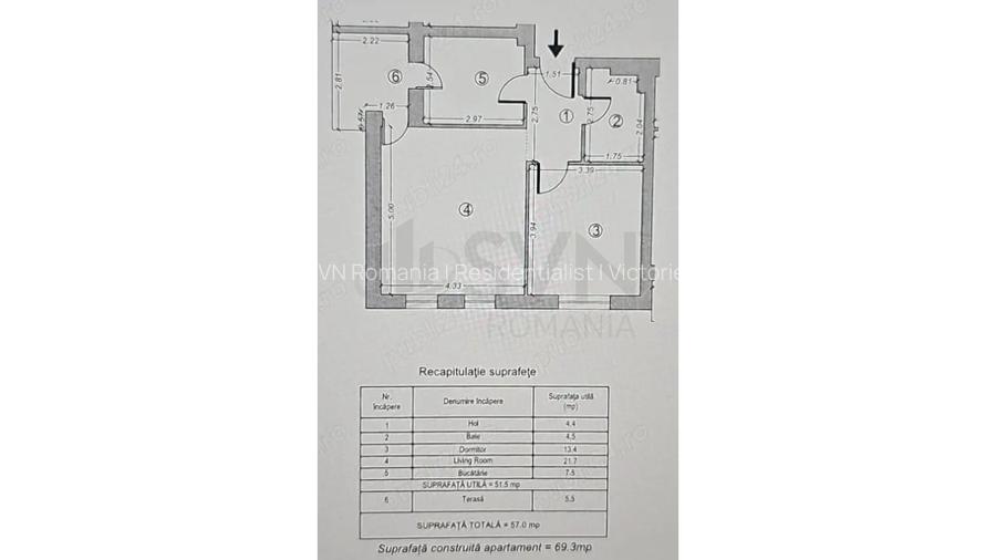 REA1027521 Apartament 2 Camere I Porsche Pipera I - 7