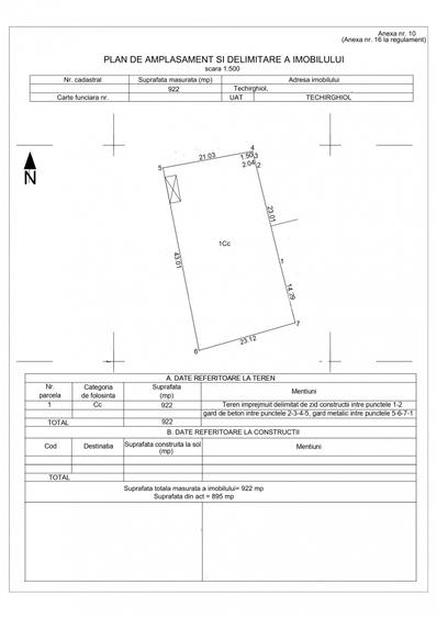 Oportunitate! Techirghiol, teren 923 mp., ideal constructie, investitie! - 10