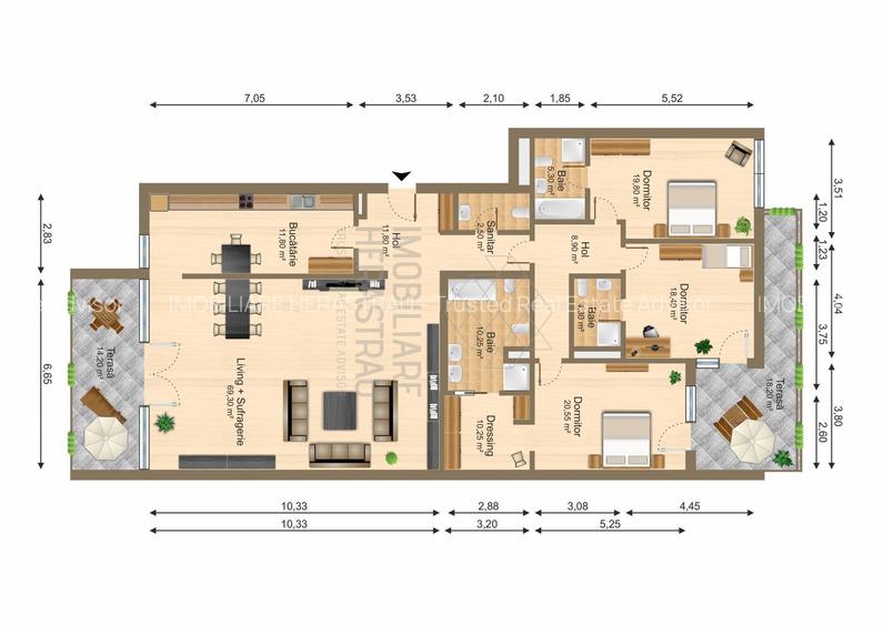 Superb apartament cu 4 camere | Șoseaua Nordului | Vedere Parc - 1