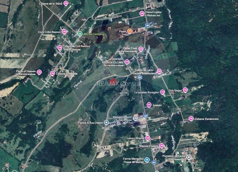 Teren extravilan Rasnov , Glajerie-Str Poiana velicanului, 2 X 1100mp - 10