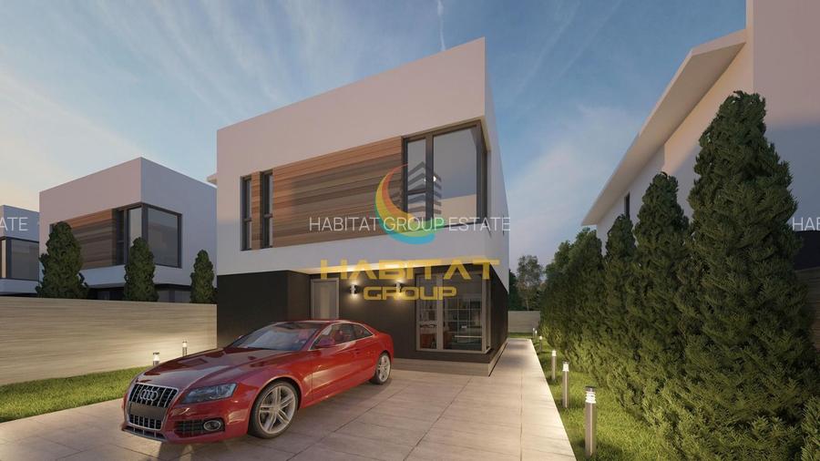 Individual Safirului 122mp 4 Camere 4 Bai Dressing 280 mp teren complex privat - 2