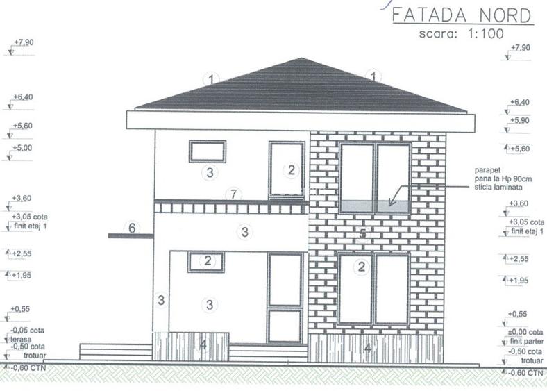 Teren 465mp, cu autorizatie casa individuala P+1E - 6